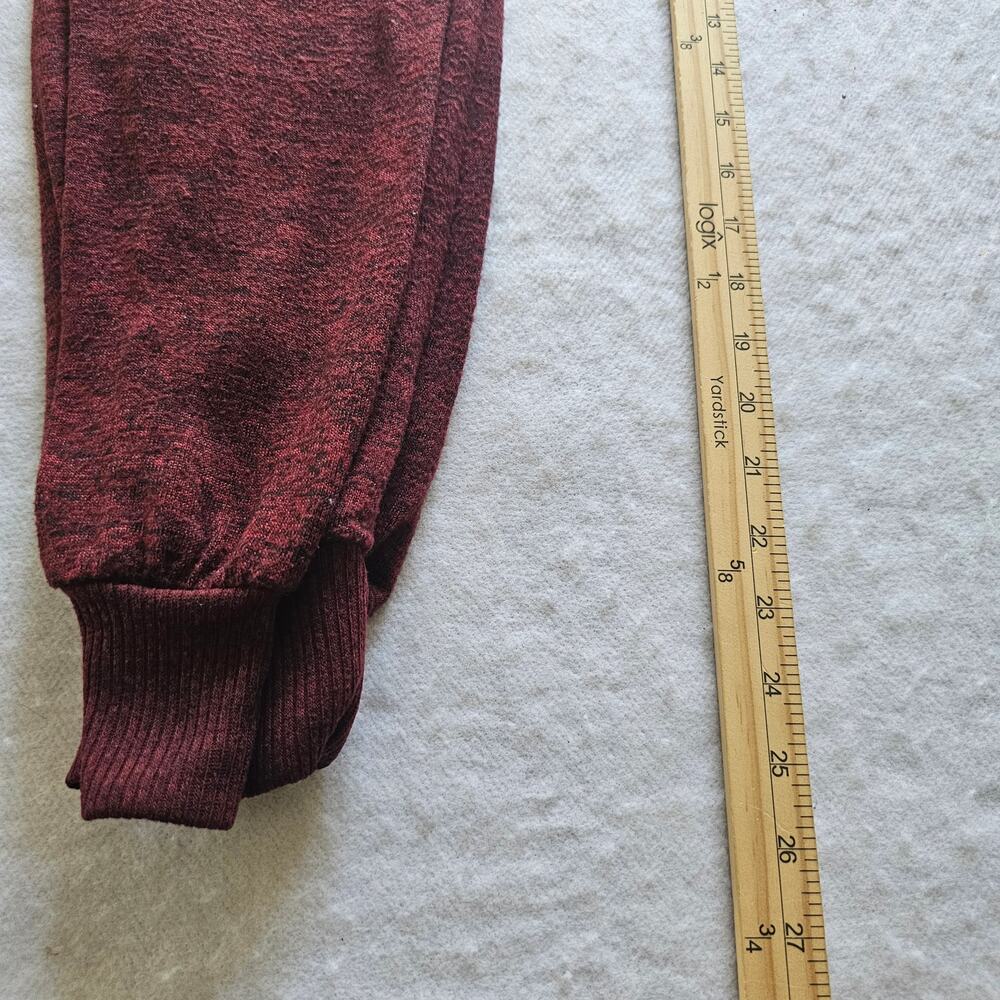 Adam Levine Women's Drawstring Jogger Pants, Cranberry, Size L - Picture 13 of 13